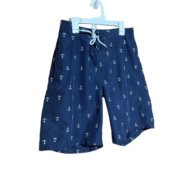 TRUNKS Surf and Swim‎ Anchor Swim Trunks Navy and White Size Medium - Picture 2 of 5